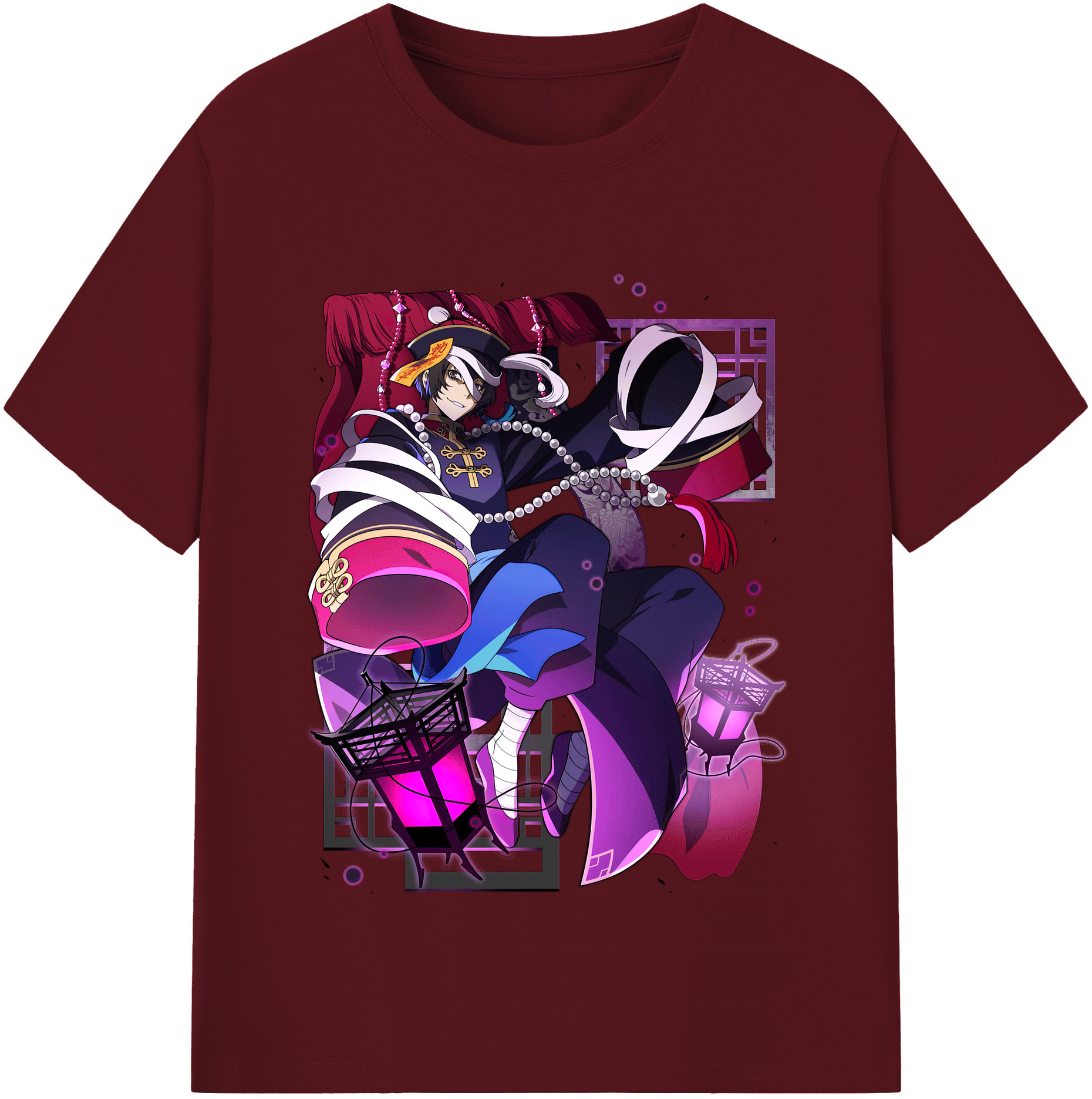 （画像用） 文豪ストレイドッグス Bungo Stray Dogs 綿100％半袖Tシャツ（フロントプリント）